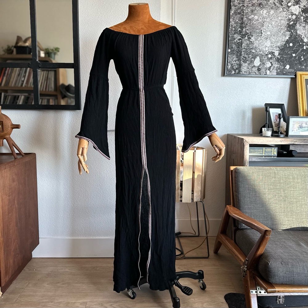 F21 Bell Sleeve Maxi Dress